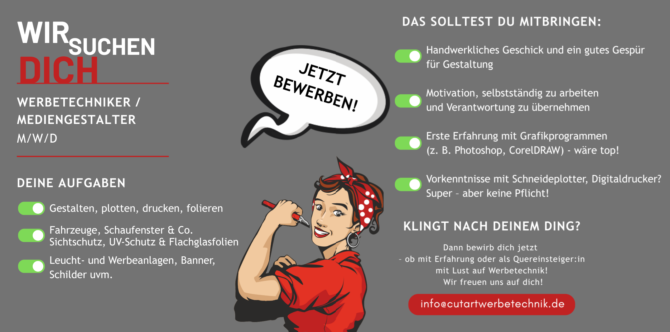 Stellenanzeige
